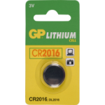 GP KNOOPCEL CR2016 LITHIUM 3V (1ST)